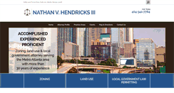Desktop Screenshot of nathanvhendrickslaw.com